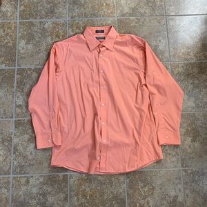 Orange men’s dress shirt